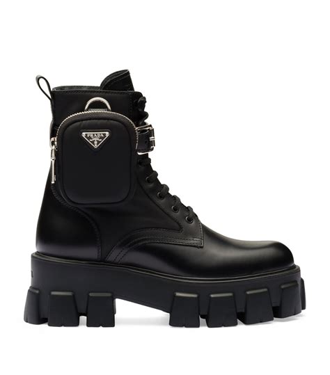 nordstrom black prada boot|prada boots with pouch price.